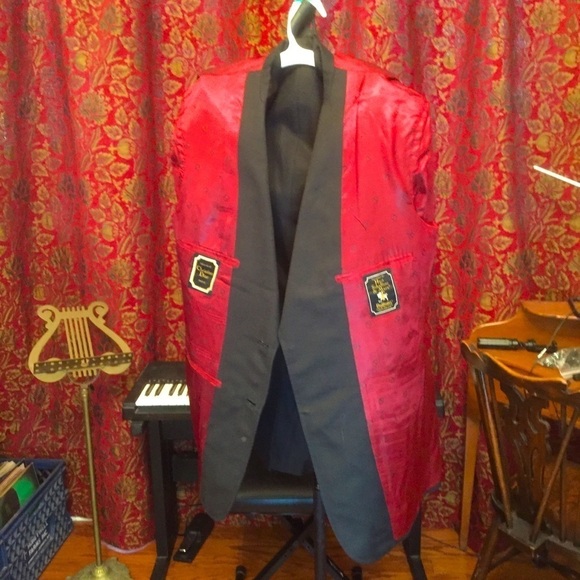 Hart Schaffner & Marx Sport Coat Black designed by Christian Dior - Picture 7 of 10